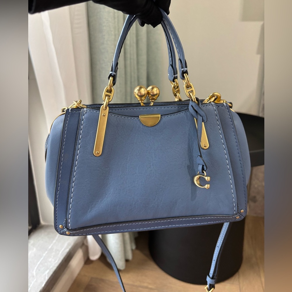 COACH Kisslock Dreamer 21 Bag Blue - Picture 2 of 16
